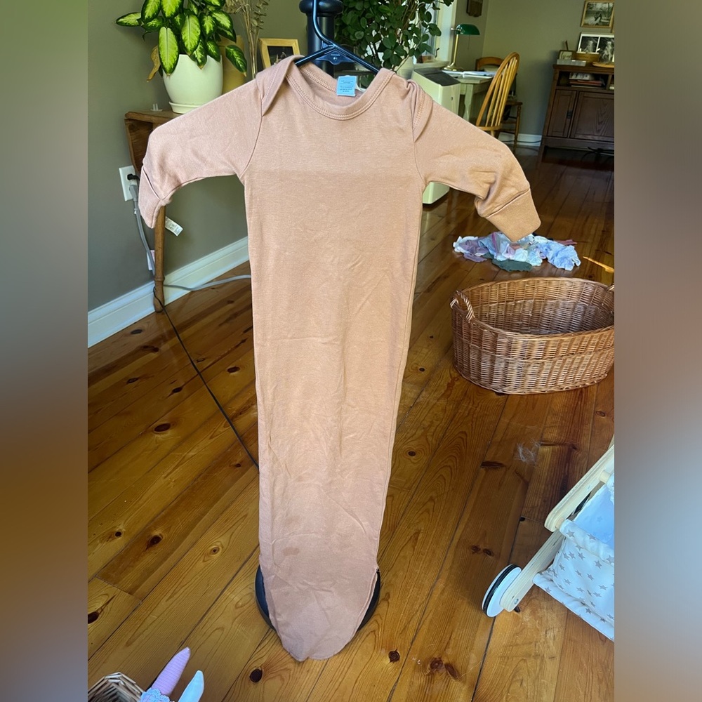 Colored Organics Newborn Gown